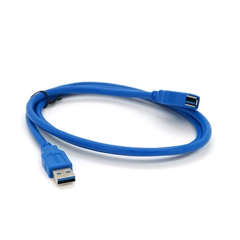 Удлинитель USB 3.0 AM/AF, 1.0m, Blue, пакет