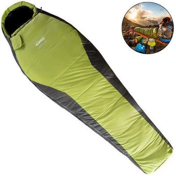 Спальный мешок кокон Tm Fjord Long. Зеленый. 225х80/55см. -20/+0°C. Правый. Кемпинговый спальник