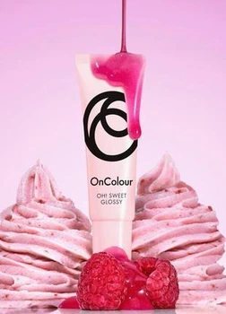 Блеск для губ Малиновый Крем Raspberry Cream, Малиновый, OnColour OH! SWEET Oriflame, 8 мл