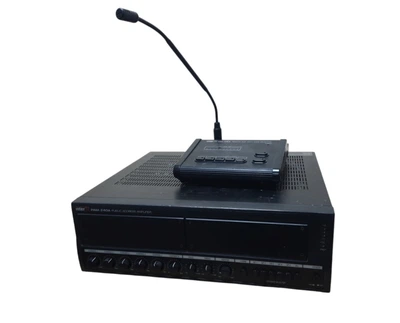 Трансляционный усилитель Inter-M PAM-240A с микрофоном RM-05A Б/У