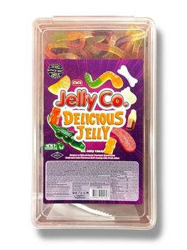 Фруктовий жувальний мармелад Cici Delicious Jelly банку Черв'ячки 1 кг