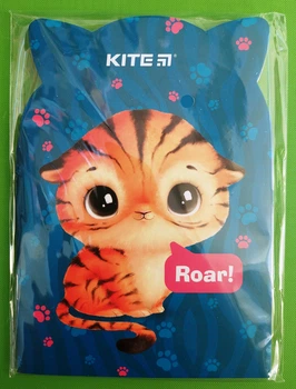 Блокнот Roar cat (K24-461-1), 48 аркушів, клітинка. Kite