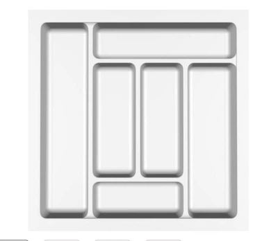 Лоток для столових приборів 500 білий Standard 45, 430х430х42мм. PLATINUM