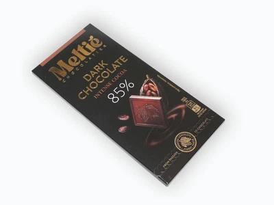 Шоколад черный Meltie Chocolatier 85% какао 100 г