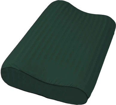 Наволочка MirSon Сатин Stripe 30-0017 Green 58х40х10.5 см (2200006232773)