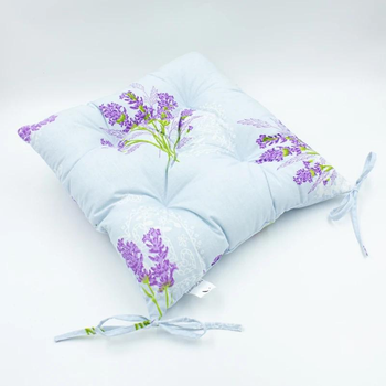 Подушка для стула MirSon Бязь Принт 17-0130 Lavender sea 50х50 см (2200006276470)