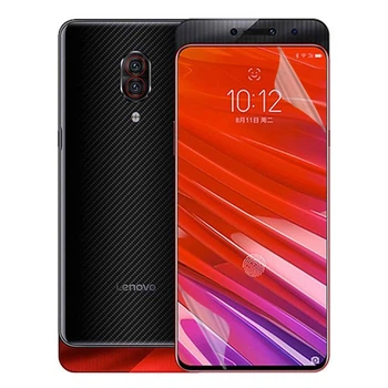 Антишпион приватная плёнка гидрогелевая для смартфона Lenovo Z5 Pro GT противоударная прозрачная