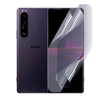 Плёнка гидрогелевая для Sony Xperia 1 IV глянцевая противоударная прозрачная