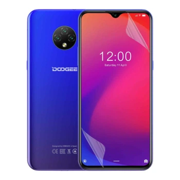 Антишпион приватная плёнка гидрогелевая для смартфона Doogee X95 противоударная прозрачная