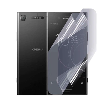 Плёнка гидрогелевая матовая для Sony Xperia XZ1 протиударная прозрачная
