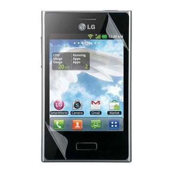 Плёнка гидрогелевая матовая для LG Optimus L3 протиударная прозрачная