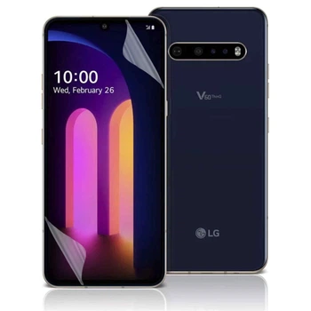Плёнка гидрогелевая для LG V60 ThinQ глянцевая противоударная прозрачная