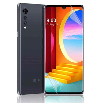 Плёнка гидрогелевая матовая для LG Velvet 4G протиударная прозрачная