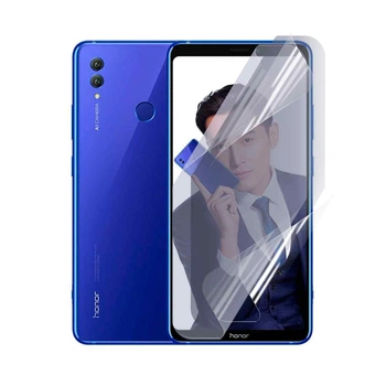 Антишпион приватная плёнка гидрогелевая для смартфона Huawei Honor Note 10 противоударная прозрачная