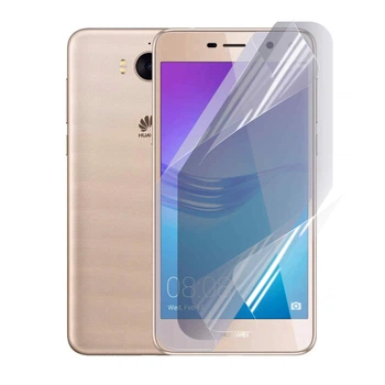 Плёнка гидрогелевая для Huawei Y6 2017 глянцевая противоударная прозрачная