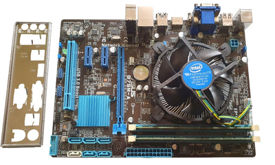 Комплект: Материнская плата ASUS B75M-A (DVI/HDMI/VGA) / CPU Intel i5-3470 (4 ядра, 3.6 Ghz)/ ОЗУ DDR3 16Gb / Кулер BOX
