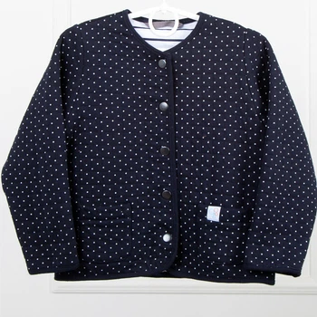Кофта утеплена на кнопках дитяча капітон Trendy Tot 03-01573 синій 116 см (6 років)