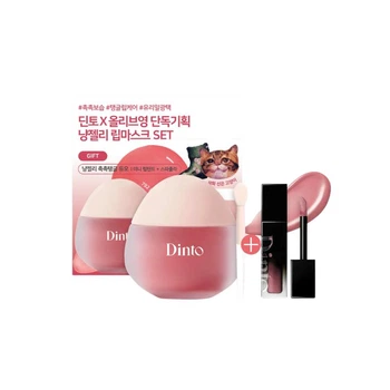 Маска для губ Dinto Chubby Mocchi Jelly Paw Paw Lip Mask Set 792 Rose paw paw