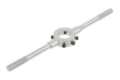 Тримач для плашки Intertool M10 хромований для нарізування зовнішнього різьблення фіксація плашки М10 (IT-DR_11N)