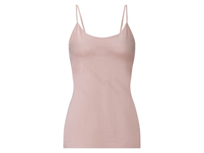 Майка натільна з тонкими лямками для жінки Esmara LYCRA® 499682_427402 L рожевий
