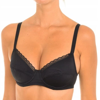 Бюстгальтер с кружевом для женщины DIM LYCRA® D099M 75B Черный