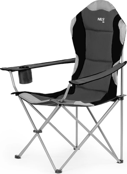 Крісло туристичне Nils Camp NC3080 Dark Grey (5907695520088)