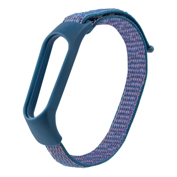 Ремінець для Xiaomi Mi Band 3/4/5/6/7 Nylon Колір Light Blue