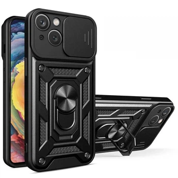 Протиударний броньований чохол із захистом камери для iPhone 13 mini Armor Case Keysion black
