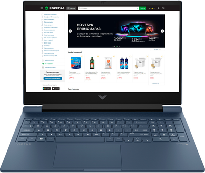 Ноутбук HP Victus Gaming 16-s1019ua (B83BNEA) Performance Blue