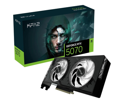 Видеокарта KFA2 GeForce RTX 5070 1-Click OC 12GB GDDR7 DLSS4 (57NON7MDBROK) EU