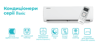 Кондиціонер Aerostar BASIC AER-07A-R32
