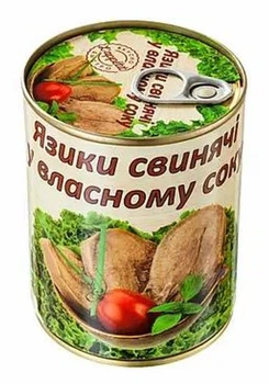 Язики свинячі у власному соку L'appetit 350 г