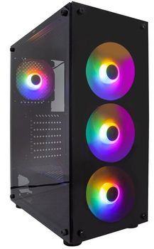 Корпус 1stPlayer V3-B-4F1 Black (V3-B-4F1) Без БП