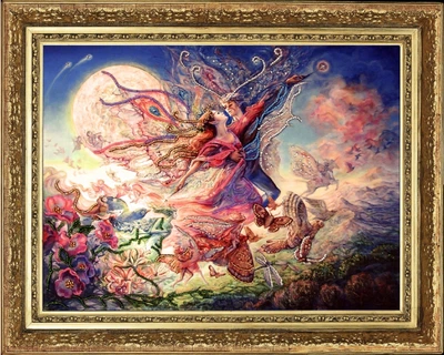 Набір для вишивання бісером Butterfly 452 Титанія та Оберон 26 х 35 см