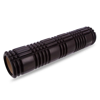 Роллер массажный цилиндр (ролик мфр) 61см Grid 3D Roller SP-Sport FI-4941 черный