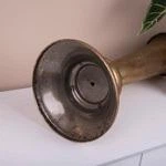 Ваза металлическая золотой кубок 52 см 3855