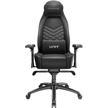 Крісло для геймерів Proove Gaming Unit комп'ютерне Ergo екошкіра 170°+17° 150kg колеса безшумні PU 65mm Black