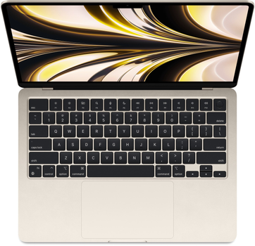 Ноутбук Apple MacBook Air 13.6" M2 16/256GB 2022 (MC7W4RU/A) (QWERTY+кирилиця) Starlight