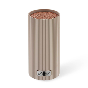 Колода для ножей универсальная, высота 22см Maestro MR-1437-BEIGE