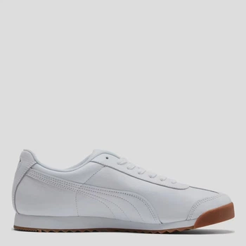 Мужские кроссовки кожаные Puma Roma Classic Gum 36640801 47 (13US/12UK) 31 см Белые (191239898916)