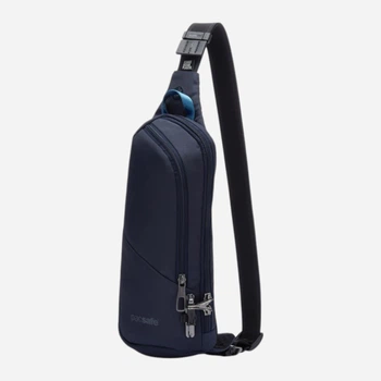 Сумка слінг через плече Pacsafe V Action Sling 60161 Темно-синя (0688334009458)