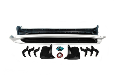 Боковые пороги с LED (дизайн 2015-2020) Белый цвет для Toyota Land Cruiser 200