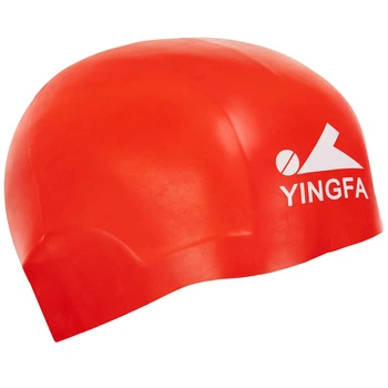 Шапочка для плавания силиконовая для взрослых Yingfa Speed 0073 размер L Red