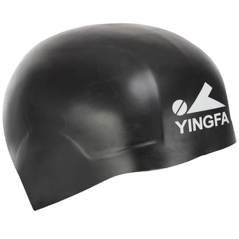 Шапочка для плавания силиконовая для взрослых Yingfa Speed 0073 размер S Black