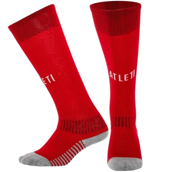 Гетры футбольные детские с символикой Atletico Madrid Home Zelart 2508 размер 32-39 Red