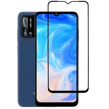 Защитное стекло Fiji Premium для Doogee N40 Pro полная проклейка Anti-Static черный