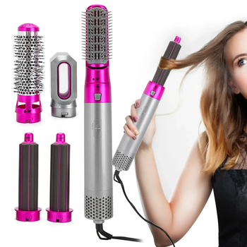 Фен стайлер для укладання волосся 5в1 1000Вт Hot Air Styler (см11361)
