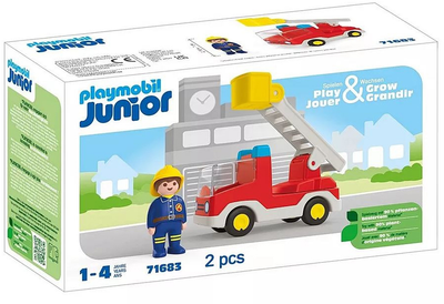 Пожарная машина Playmobil Junior с лестницей 71683 (4008789716835)