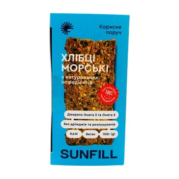 Хлебцы SUNFILL морские 100 г