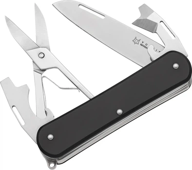 Ніж багатофункціональний Fox Vulpis Aluminium Black. 4 інструменти